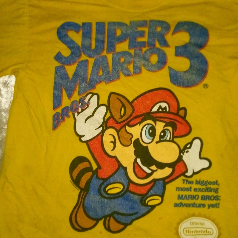 Super mario 3 shirt